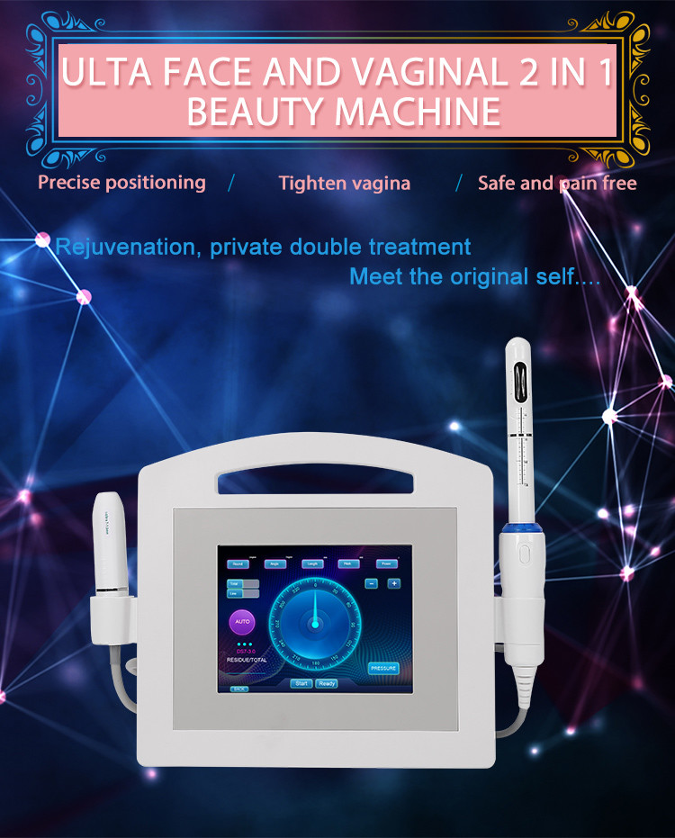 2 In 1 Vmax hifu and HIFU l tighten beauty machine with ce approved