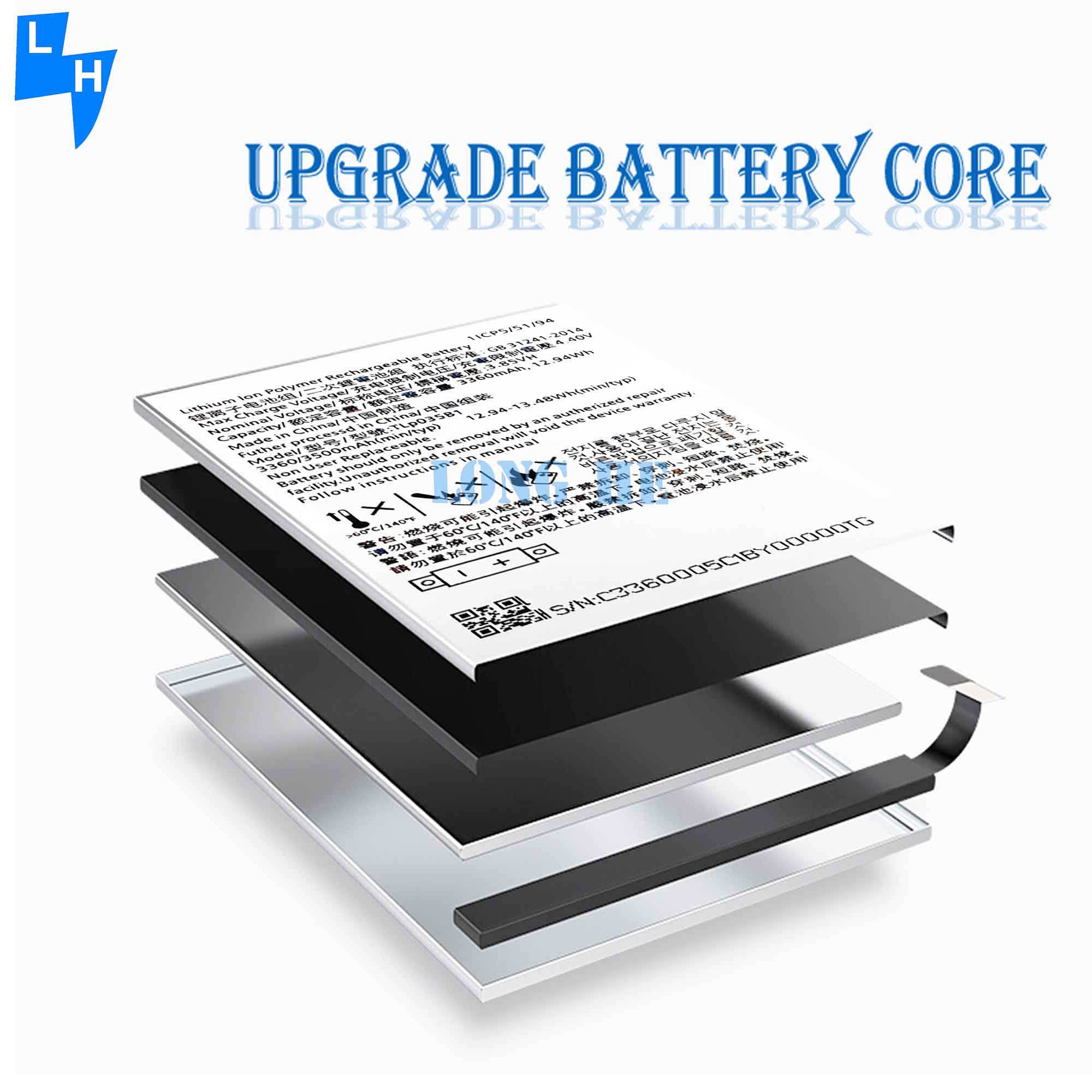 RECHARGABLE TLP035B1 Battery for BlackBerry Key 2 BBF100-6 BBF100-1 BBF100-2 BBF100-4