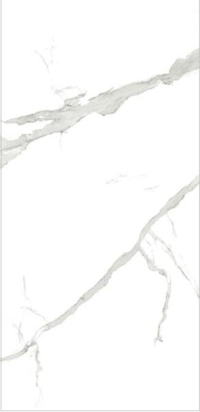 Buy cheap Marble Look Porcelain Tile Calacatta Polished Glazed Tile 1200x2400 White Marble Indoor Tile from wholesalers
