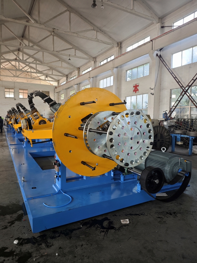 1000mm 1+6 PLC Control Cable Laying Up Machine For Physical Foam Coaxial Wire Untwisting