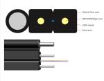 Outdoor Indoor Optical Fiber Cable Single Mode G657A2 FTTH Tap Cable