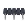 Buy cheap Straight Single Row Pin Header 180 Degree Type Black 3.96 Mm Pitch Connector from wholesalers