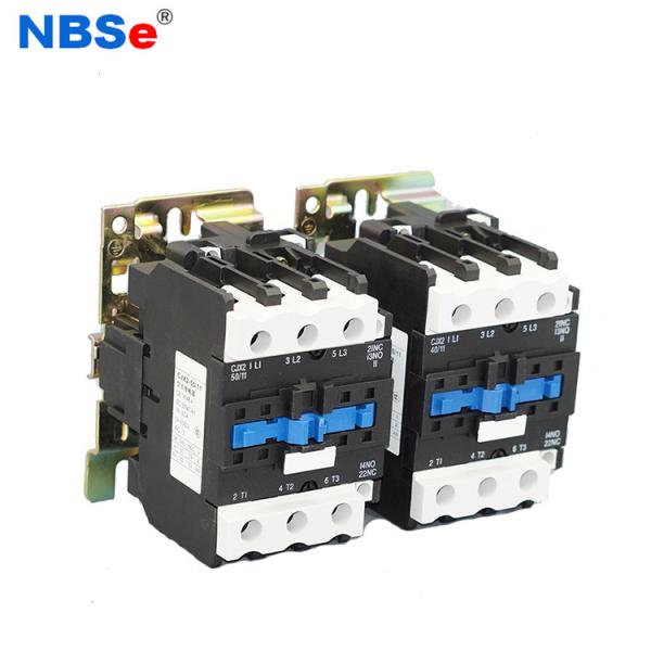 LC2-65N AC Electrical Interlocking Contactors , Magnetic Motor Contactor CJX2