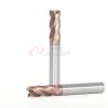 Buy cheap 8mm 5/16 Radius End Mill 35 Degree Helix Copper Coating from wholesalers