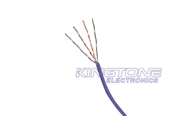 Buy cheap CMR Rated UTP CAT5E Security Camera Cable , 24AWG Solid Bare Copper Cable from wholesalers