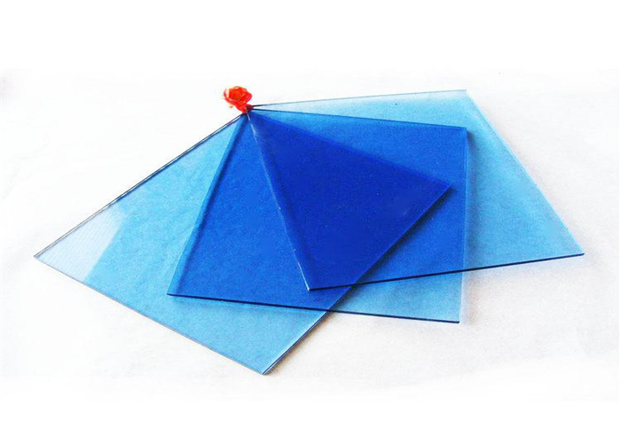 Light Blue Tinted Tempered Glass For Interior Glass Screens Sample Available