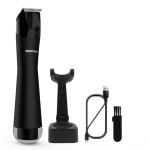 Men Ipx7 Waterproof Body Groin Hair Clipper Two Cutter Head Rechargeable