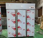 Commercial Kitchen Upright Stainless Steel Fridge 3 Door Fridge Refrigerated