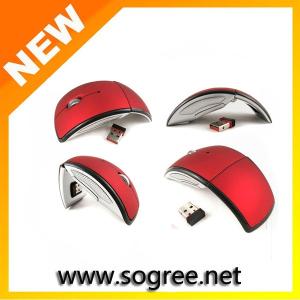 Wholesale High Quality Foldable Colorful 2.4G Wireless Mouse with Free Sample from china suppliers