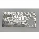 Custom 3D Printing Parts Bling Metal Embossed Pink Crystal Rhinestone Car Number