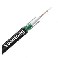 Buy cheap Gyxtw Duct Fiber Optic Cable 8 Core Center Loose Tube Two Parallel Steel Wire product
