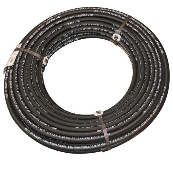 Buy cheap Wire Spiral Hydraulic Rubber Hose , High Pressure Hydraulic Hose SAE 100R12 4 from wholesalers