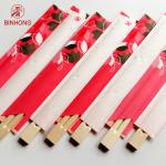 20cm Disposable Chinese Bamboo Chopsticks With Half Paper Sleeve