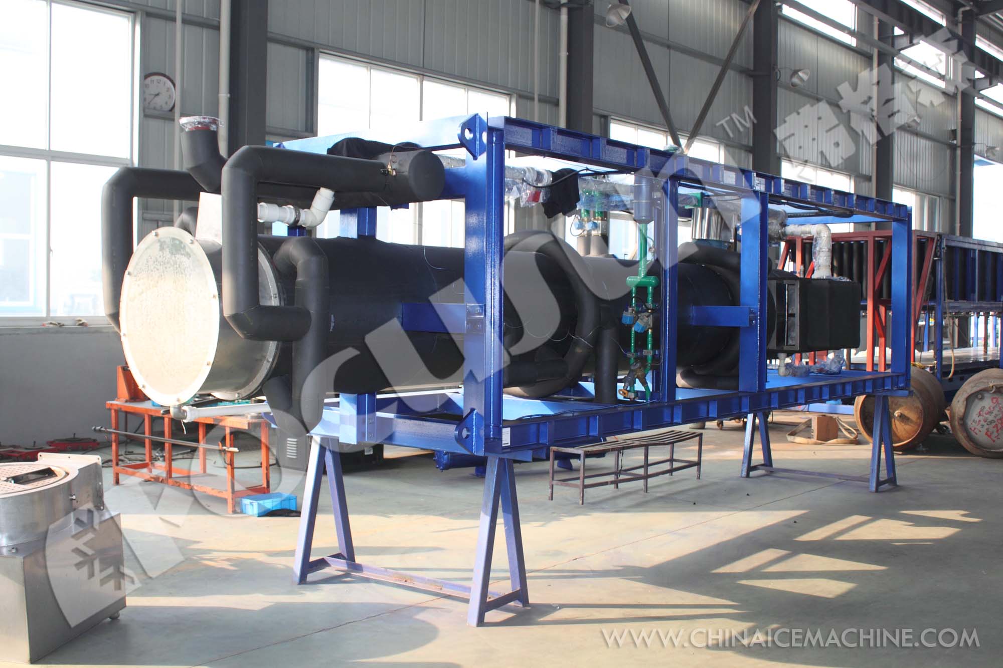 Tube Ice Machine in Philippines with 5000kgs Daily Production Video Outgoing-Inspection