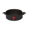 Buy cheap Bat Cross Pattern Felt Pet Cave 35*35*10 Cm Comfortable For Cat Dog from wholesalers