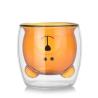 Buy cheap 7oz Strong Double Wall Glass Coffee Mugs , Eco Friendly Cute Drinking Cups from wholesalers