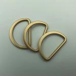 Matte Golden Non Nickel Belt Buckles D Handbag Rings