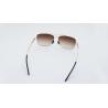 Buy cheap Metal Men's Sunglass Special Temple Design double bridge UV 400 New Glass Hotsell 2019 from wholesalers