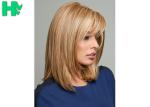 Celebrity Silky Straight Wave Synthetic Front Lace Wigs , 14 Inch Hair Wig For