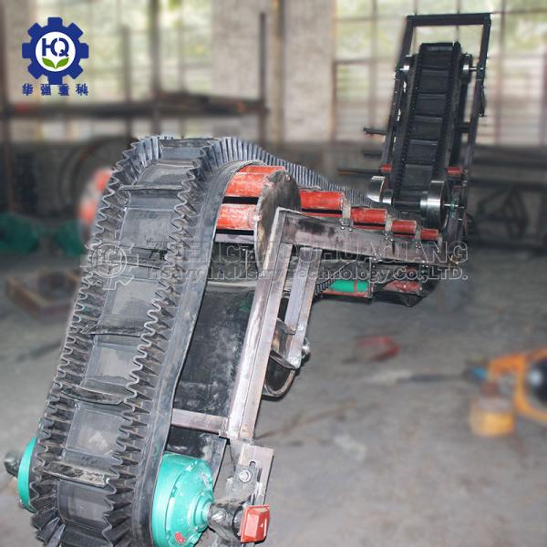 Quality Corrugated Big Angle Sidewall 300mm Conveyor Belt Machine Large Angle Belt Conveyor for sale