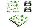 Novelty 420 Lifestyles Ps4 Slim Game Machine Sticker Hemp Leaf Series