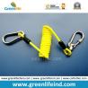 Buy cheap Strong Pulling Carabiners Attached Green Coiled Tool Tether Holder from wholesalers