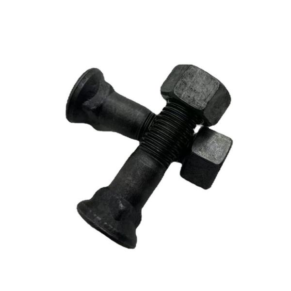 Buy cheap OEM ODM 12.9 Bulldozer Track Bolts Excavator Track Parts Black Color from wholesalers