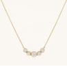 Buy cheap Rhodium 18k Gold Necklace Womens 1.2mm White Gold Cz Pendant from wholesalers