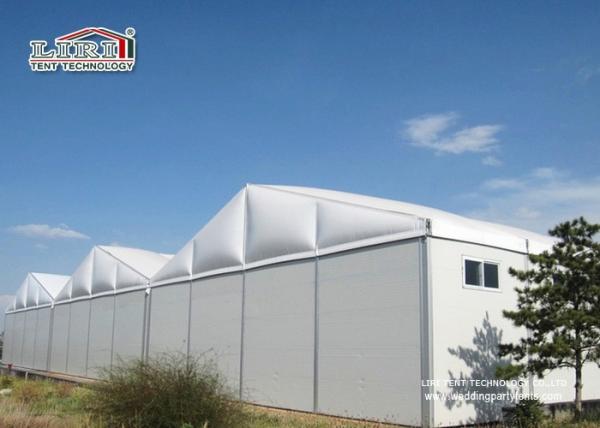 Buy cheap White Clear Span Motorcycle Storage Tent / Industrial Outdoor Warehouse Tents from wholesalers