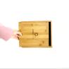 Buy cheap Wooden Bamboo Stash Box With Mirror Customized Jewellery Organiser Box from wholesalers