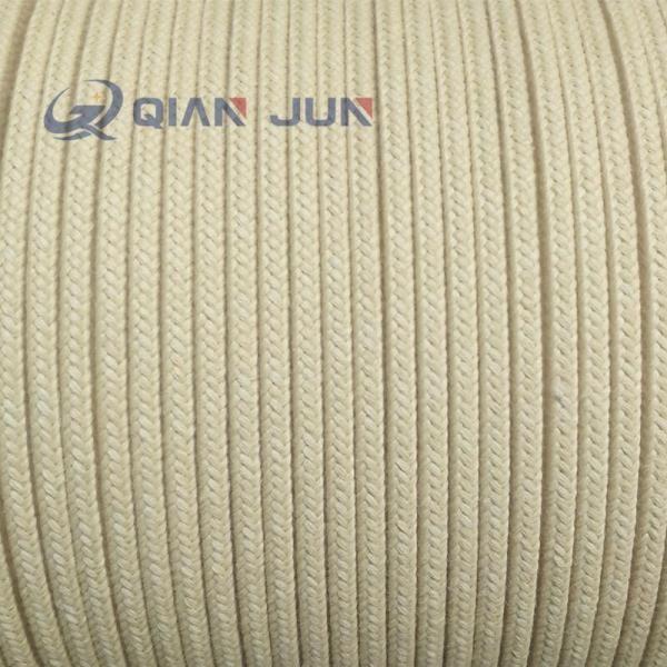 Buy cheap High Strength Aramid Fiber Tape 5.5*5.5mm Aramid Kevlar ropes from wholesalers