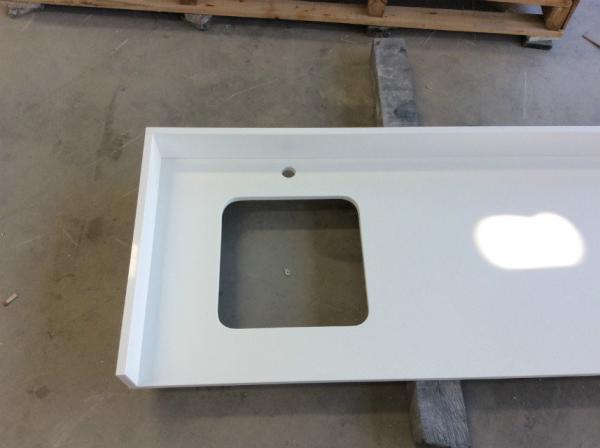 Buy cheap Artificial Stone Engineered Granite Countertops White Quartz Countertops Kitchen from wholesalers