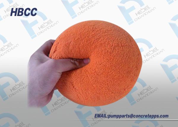 Buy cheap concrete pump pipe cleaning spong balls rubber sponge cleaning ball from wholesalers