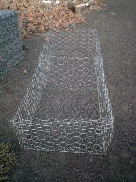 Buy cheap 1m-5m Length Gabion White Mesh Basket 1.8mm-4mm Wire Diameter Electro Galvanized Zinc Coating from wholesalers