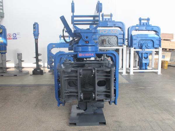 Buy cheap Excavator Mounted Side Grip Piling Machine Hydraulic Vibro Pile Hammer from wholesalers