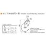 Buy cheap 6 Inch Industrial Casters And Wheels 110kg Load Chrome Coating 5726S-57 from wholesalers