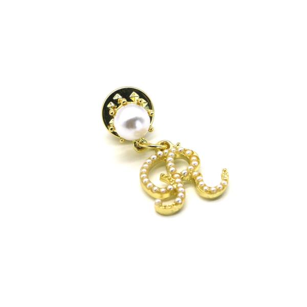Buy cheap Alloy Collar Lapel Pin Claw Inlaid Pearl Gold Silver Color OEM from wholesalers