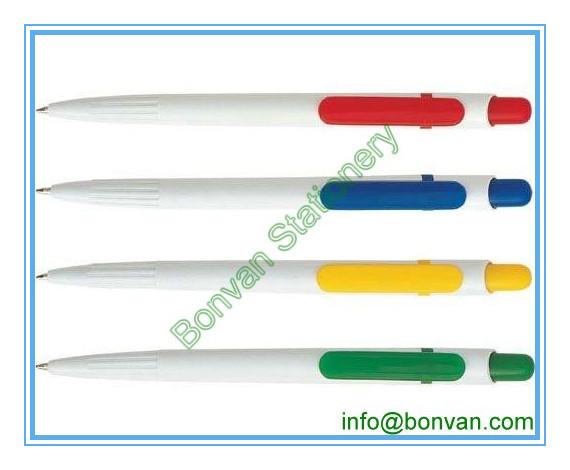 Buy cheap simple click ball point pen, low budget for promotional consideration item from wholesalers