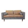 Buy cheap L224cm Three Seater Leather Couch Vintage Leather Sofas For Hotel Office from wholesalers