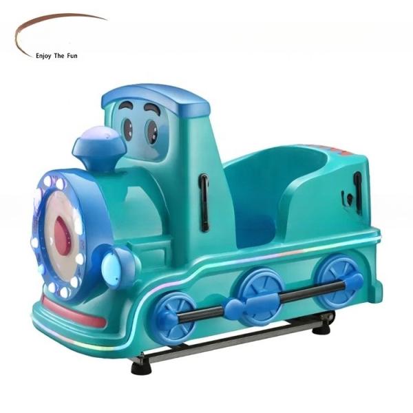 Buy cheap Dreamland coin operated kids swing game machine electric children train kiddie rides on car from wholesalers