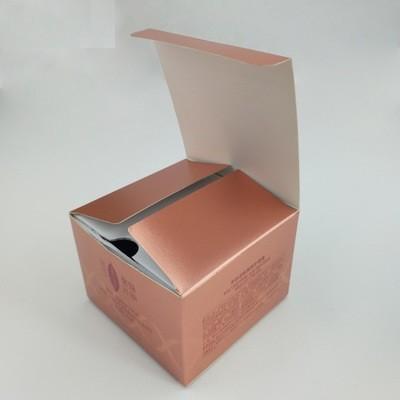 Buy cheap Glossy Gold Card Foil Paper Cosmetic Box Hot Stamping Rectangle Shaped OEM from wholesalers