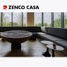 Buy cheap Hotel Leisure Furniture Fixed Multi Person Sofa Wabi Sabi Style Wooden Pillar Coffee Table from wholesalers