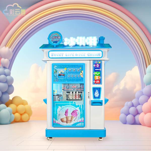 Buy cheap 3000W Automatic Vending Ice Cream Machine For Amusement Parks from wholesalers
