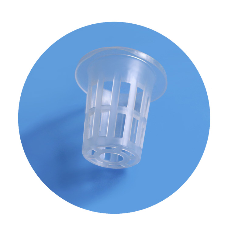 Clear or Black 2" 3" 4" Mesh Hydroponic Plant Pot Durable and Perfect for Hydroponics