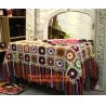 Buy cheap Handmade Crochet Pastoral Floral Blankets Decorative Sofa cover /Sofa Backrest Towel Weddi from wholesalers