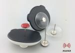 Plastic Hard Tag Transparent Dome Head Pins Groove Or Smooth Nail Surface