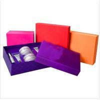 Buy cheap top grade Luxury weaving art paper cardboard cosmetic case with mirror in product
