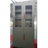 Buy cheap Glaass and steel door steel cupboard for storage document,Knocked down structure,white color from wholesalers