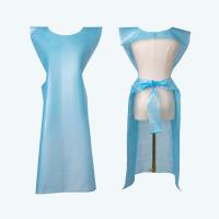Buy cheap Elastic Blue Disposable Waterproof Isolation Surgical Gown Cuff Stitched product