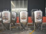 Three Vessels Small Brewery Equipment Multifunctional 500L 10~12HL Output / Week